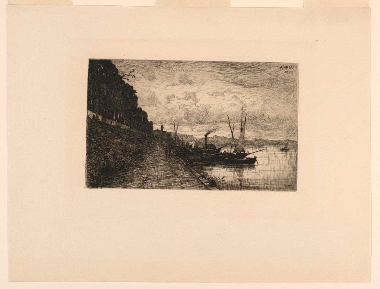 Omgivningarna i Lyon av Adolphe Appian