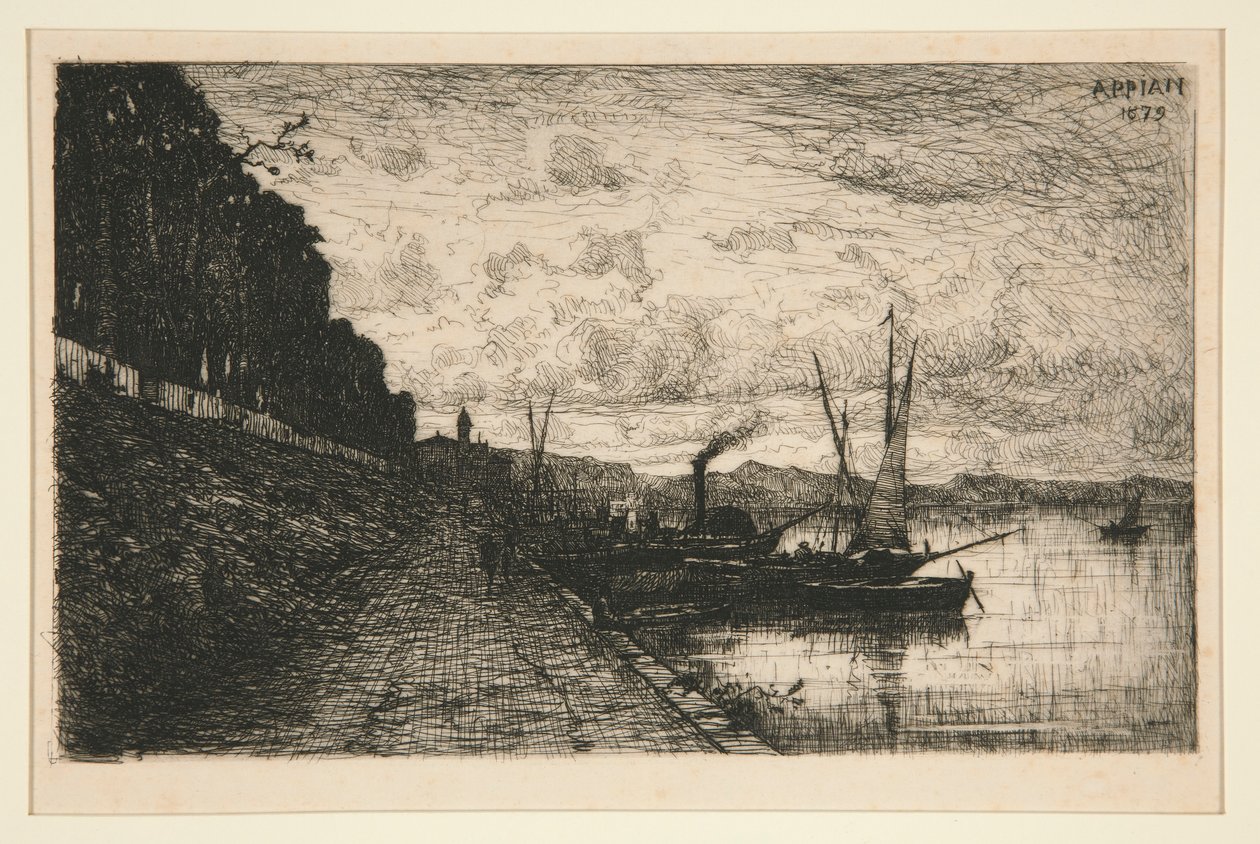Omgivningarna i Lyon av Adolphe Appian