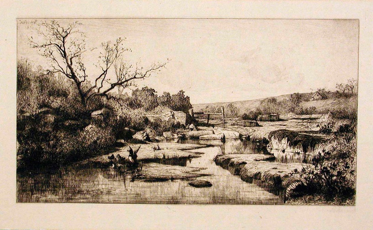 Albarines källor (Ain) av Adolphe Appian