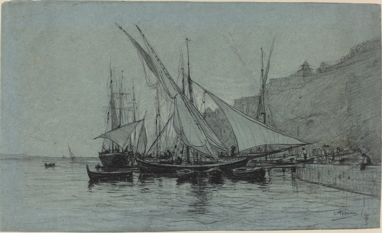 Monacos hamn av Adolphe Appian