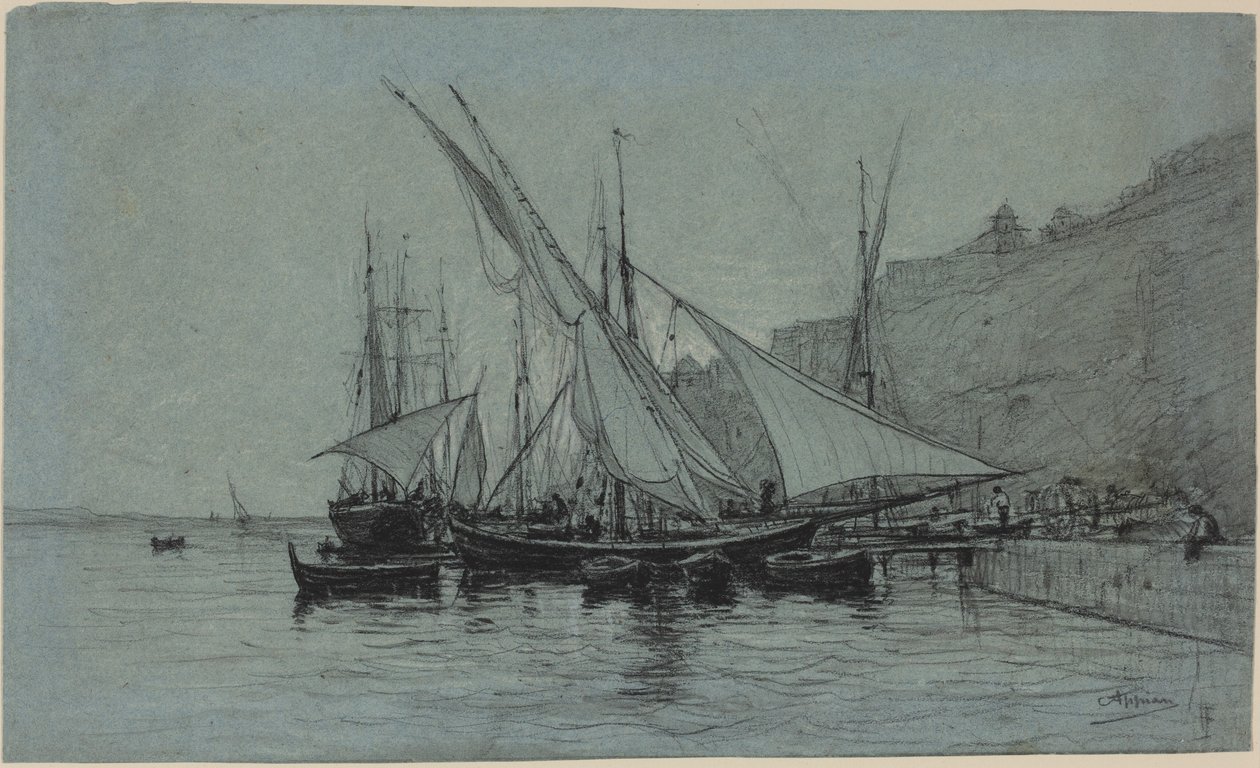 Monacos hamn av Adolphe Appian