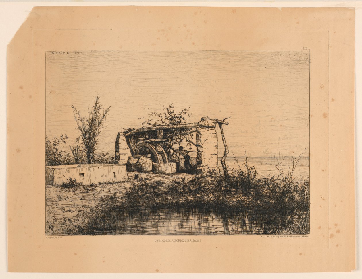 A Moria i Bordiquier (Italien) av Adolphe Appian