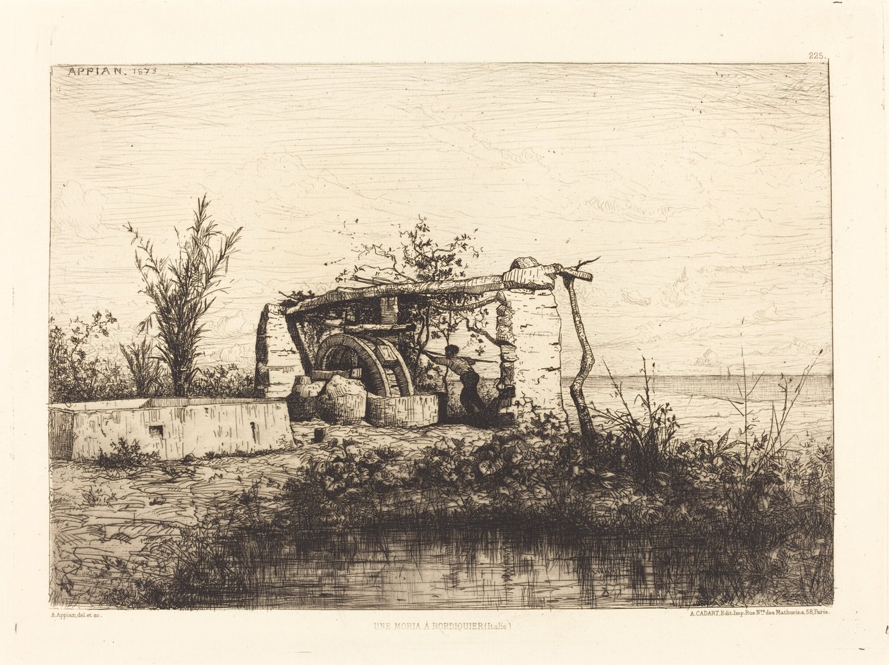 A moria i Bordiquier (Italien) av Adolphe Appian