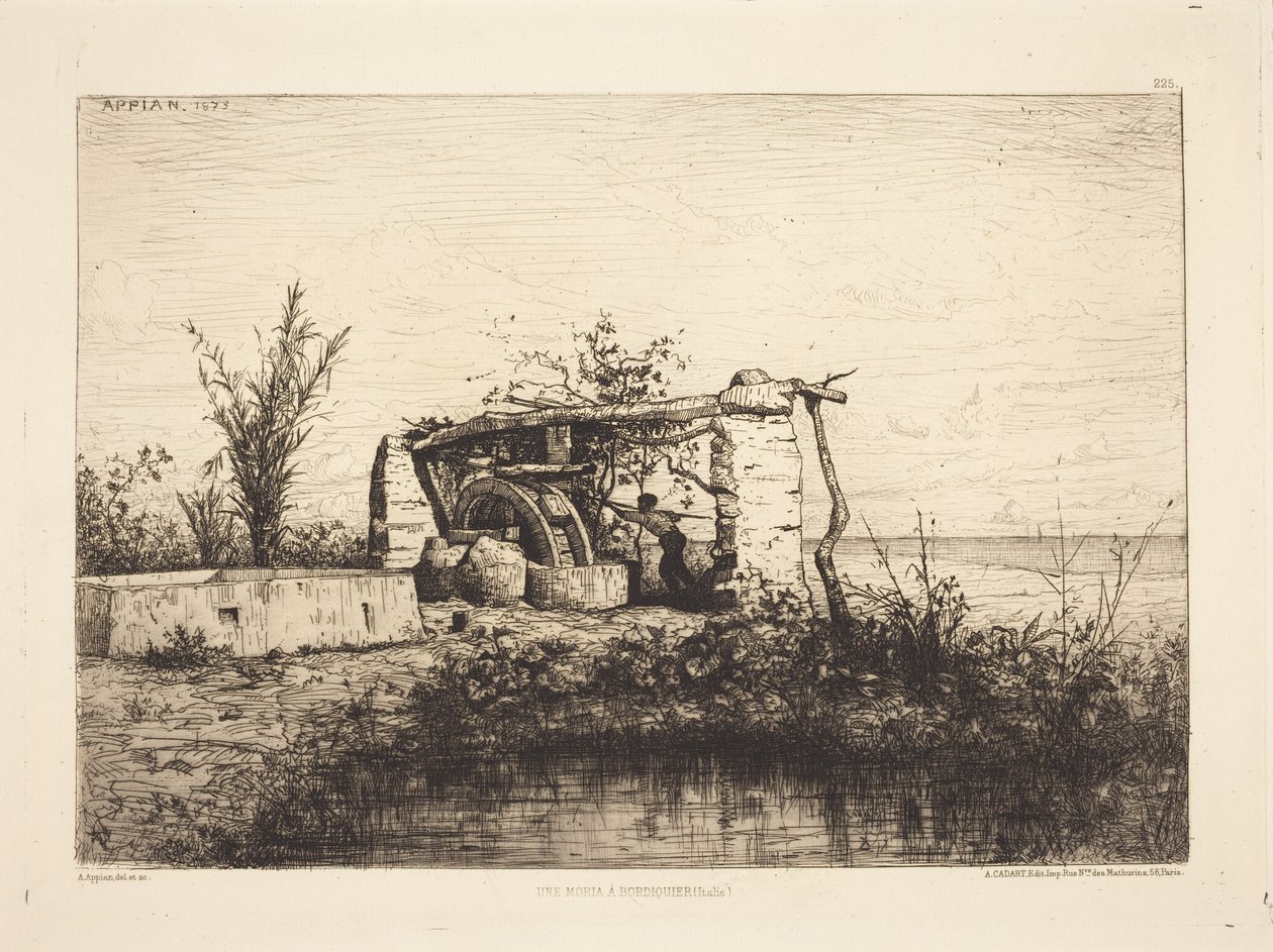 En moria i Bordiquier (Italien) av Adolphe Appian
