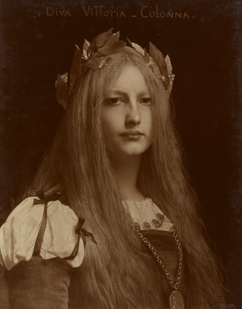 J. Febres "Vittoria Colonna av Adolphe Braun