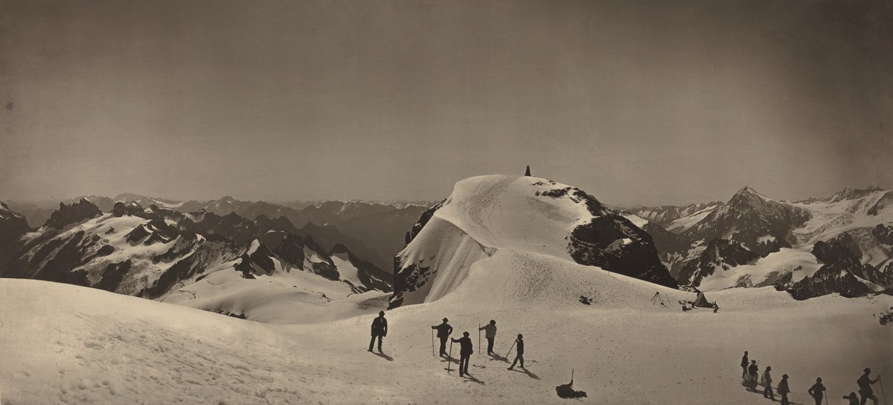 Toppmötet på Mont Titlis, Schweiz av Adolphe Braun