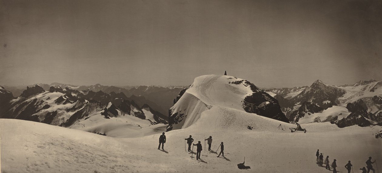 Toppen av Mont Titlis, Schweiz av Adolphe Braun