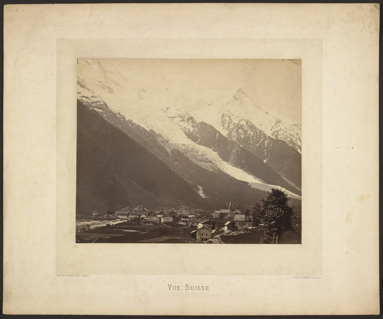 Schweizisk vy av Adolphe Braun