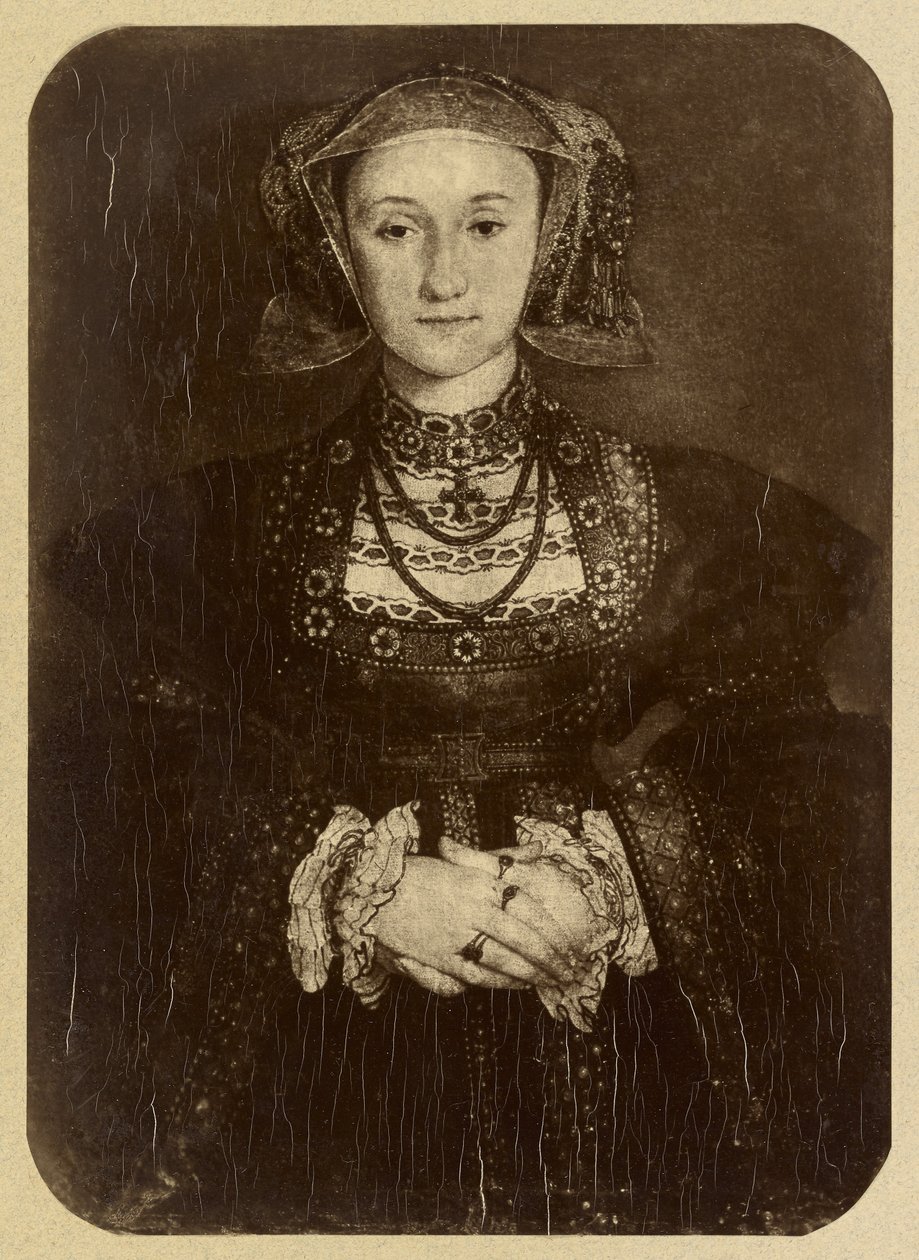 [Henrik VIII:s hustru av Hans Holbein, Musée du Louvre] av Adolphe Braun