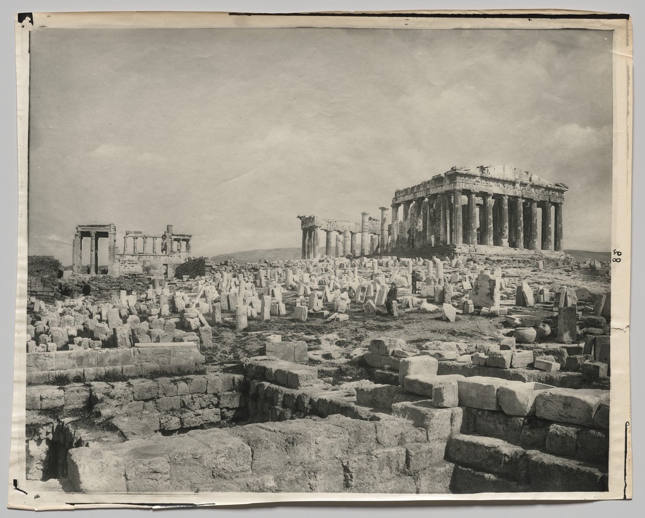 Utsikt över Parthenon av Adolphe Braun and Co.