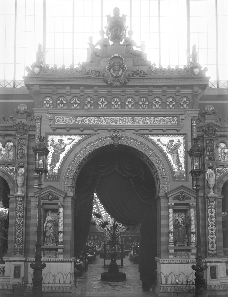 Keramikportik, universell utställning, Paris, 1889 av Adolphe Giraudon