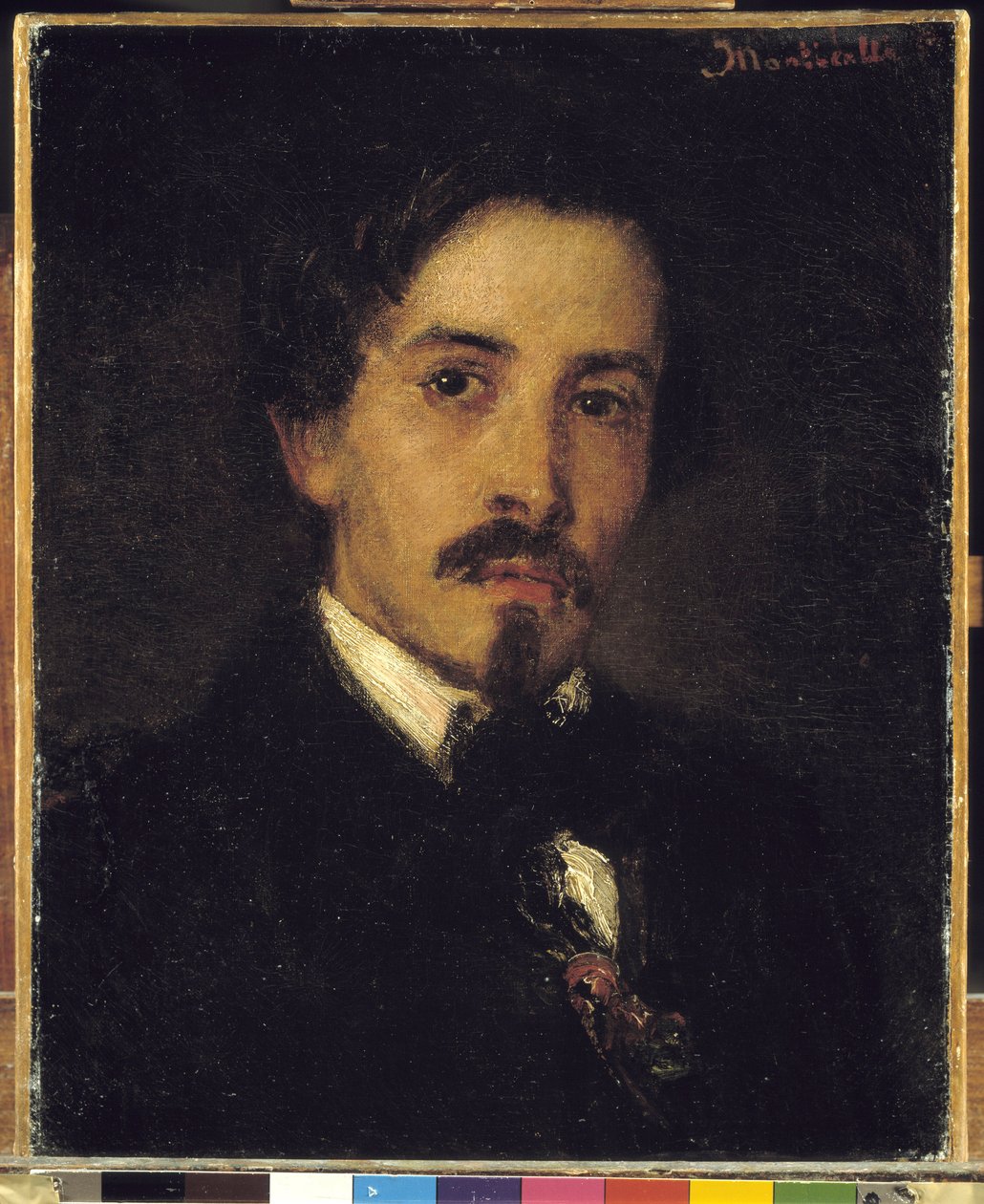 Förmodat porträtt av målaren Ferdinand Viola, 1859 (olja på duk) av Adolphe Joseph Thomas Monticelli
