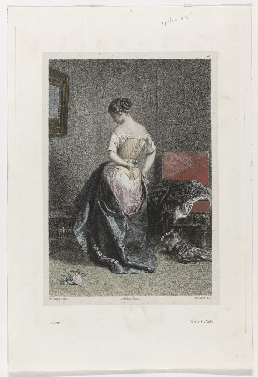 Le Corset (titel på objekt) av Adolphe Mouilleron