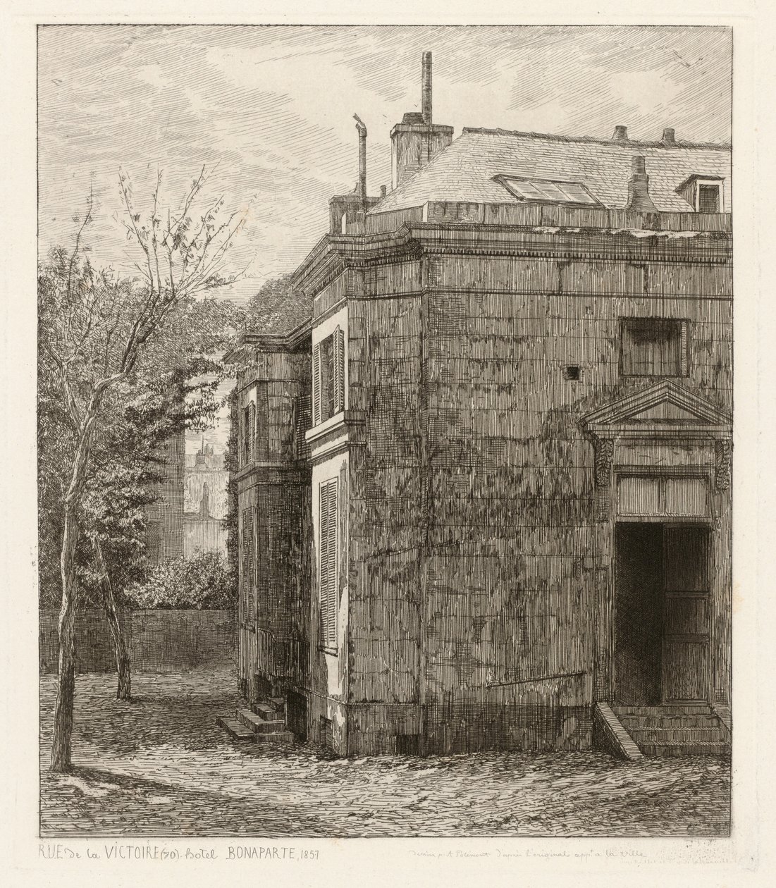 Victory Street (70). Hotell Bonaparte av Adolphe Théodore Jules Martial Potémont