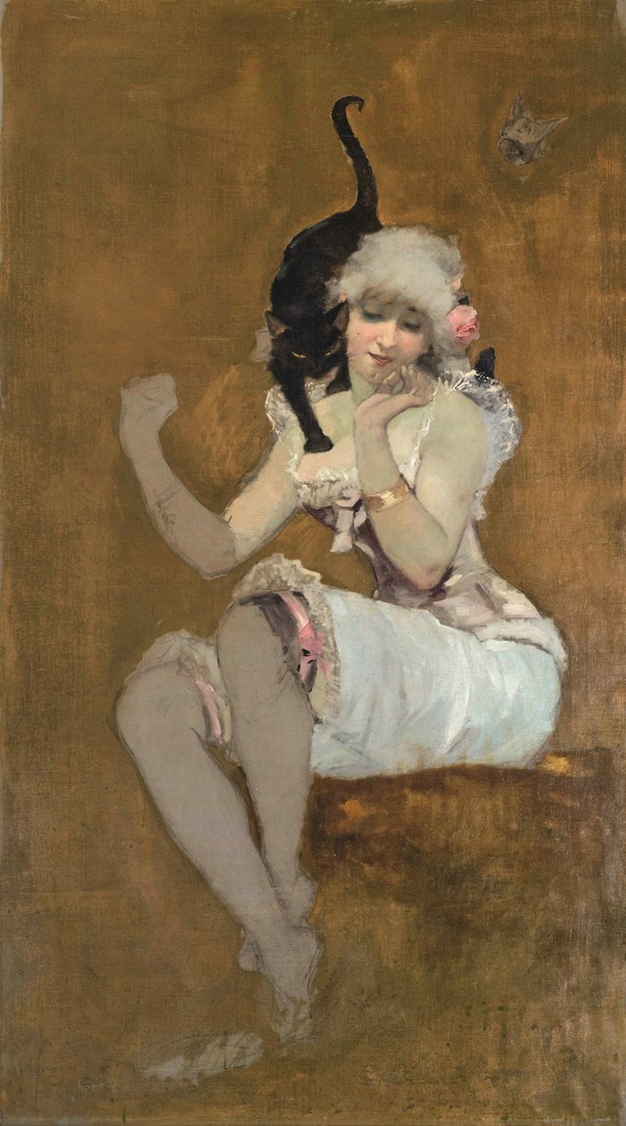 Ett par vänner, ca 1881. av Adolphe Willette
