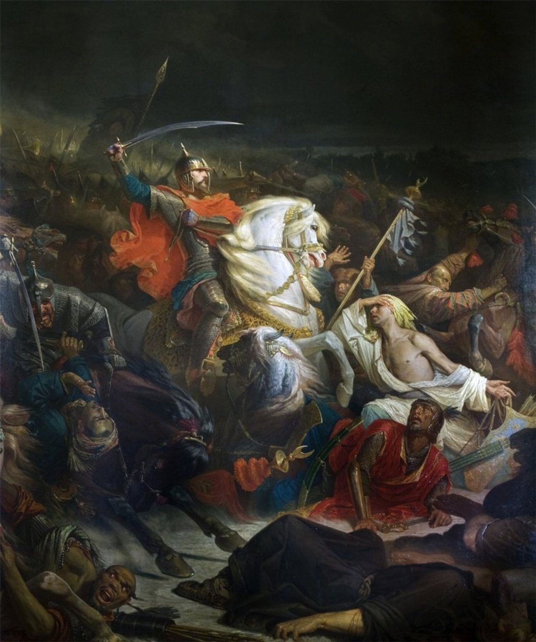Slaget vid Kulikovo (1849) av Adolphe Yvon