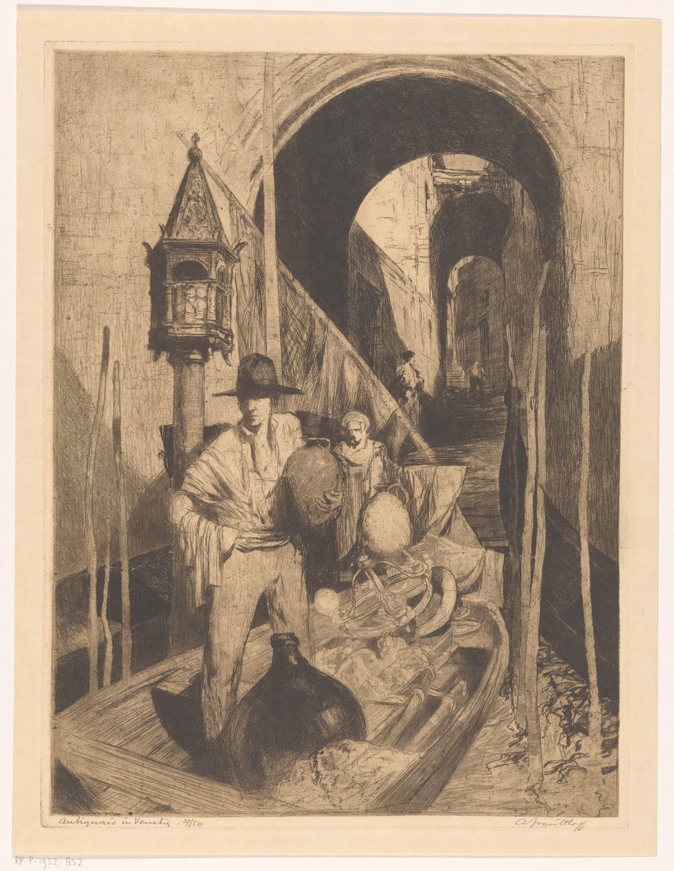 Antikhandlare i Venedig (originaltitel på föremålet) av Adriaan J. van 