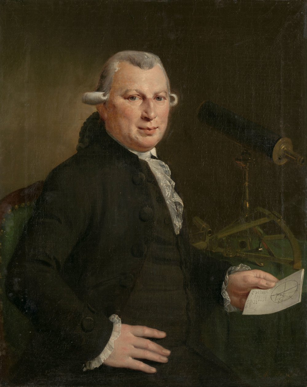 Porträtt av Hendrick de Hartog Porträtt av Hendrick de Hartog av Adriaan de Lelie
