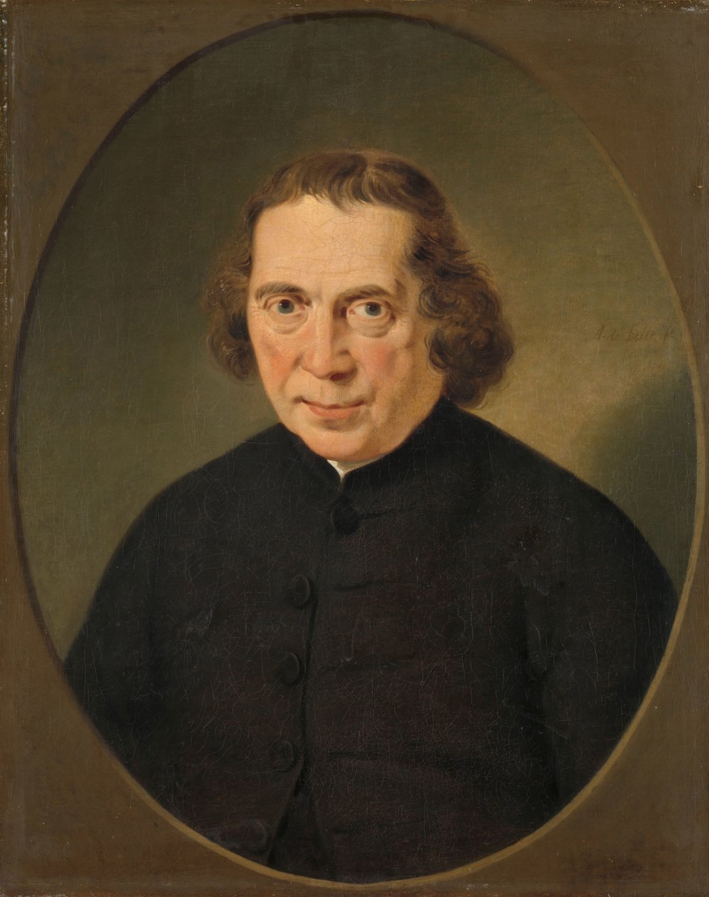 Porträtt av Jan Nieuwenhuyzen av Adriaan de Lelie