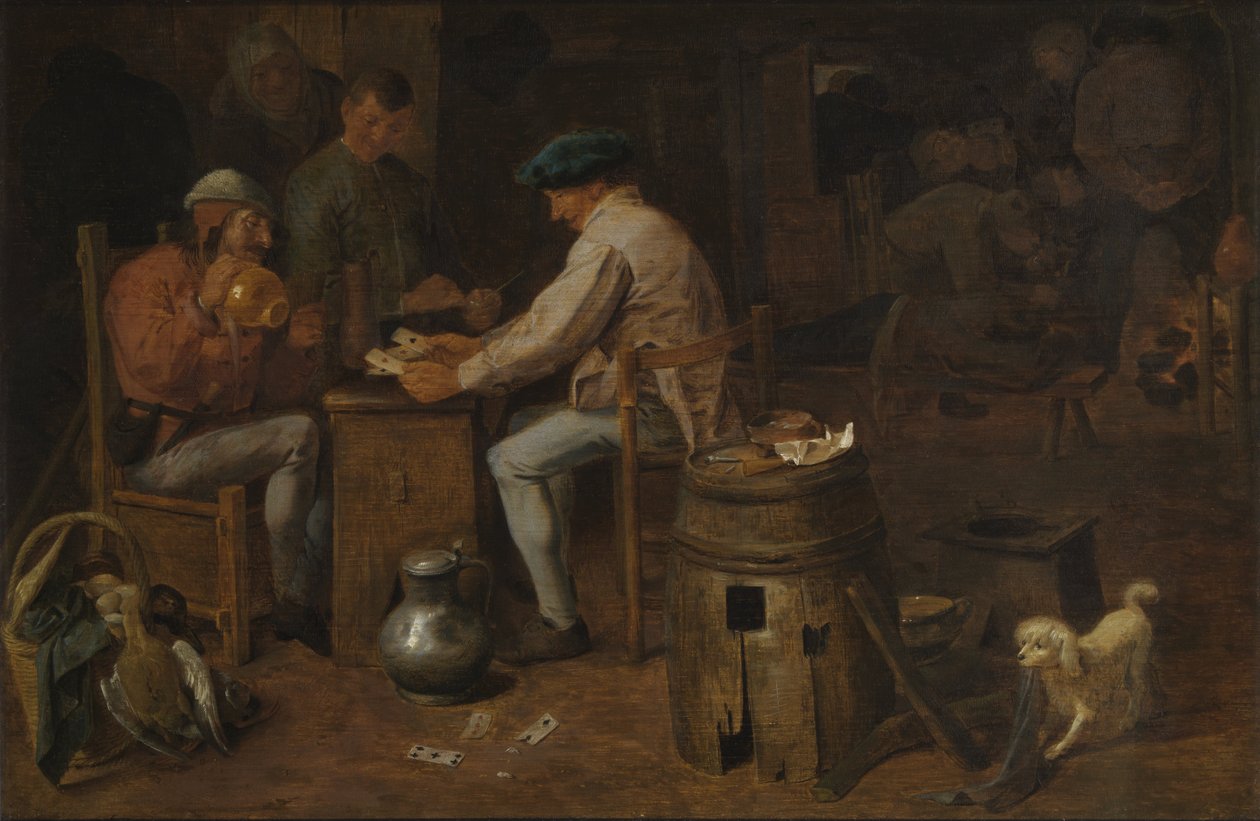 The Card Players av Adriaen Brouwer