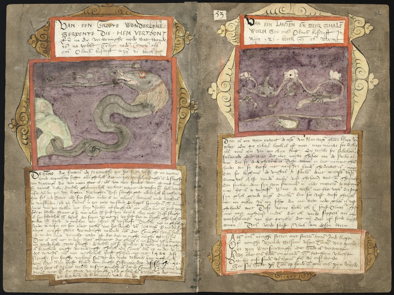 KB 78 E 54 - folios 061v (left) and 062r (right) av Adriaen Coenen