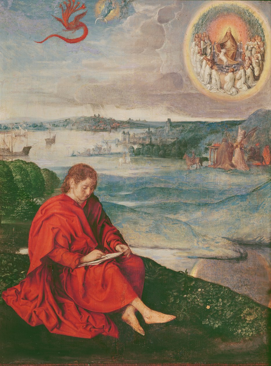 Den helige Johannes av Patmos av Adriaen Isenbrandt or Isenbrant