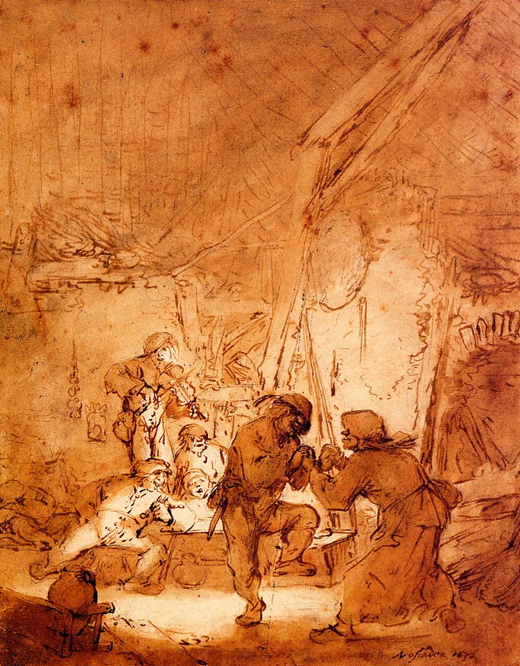 Dancing Farmers  av Adriaen Jansz. van Ostade