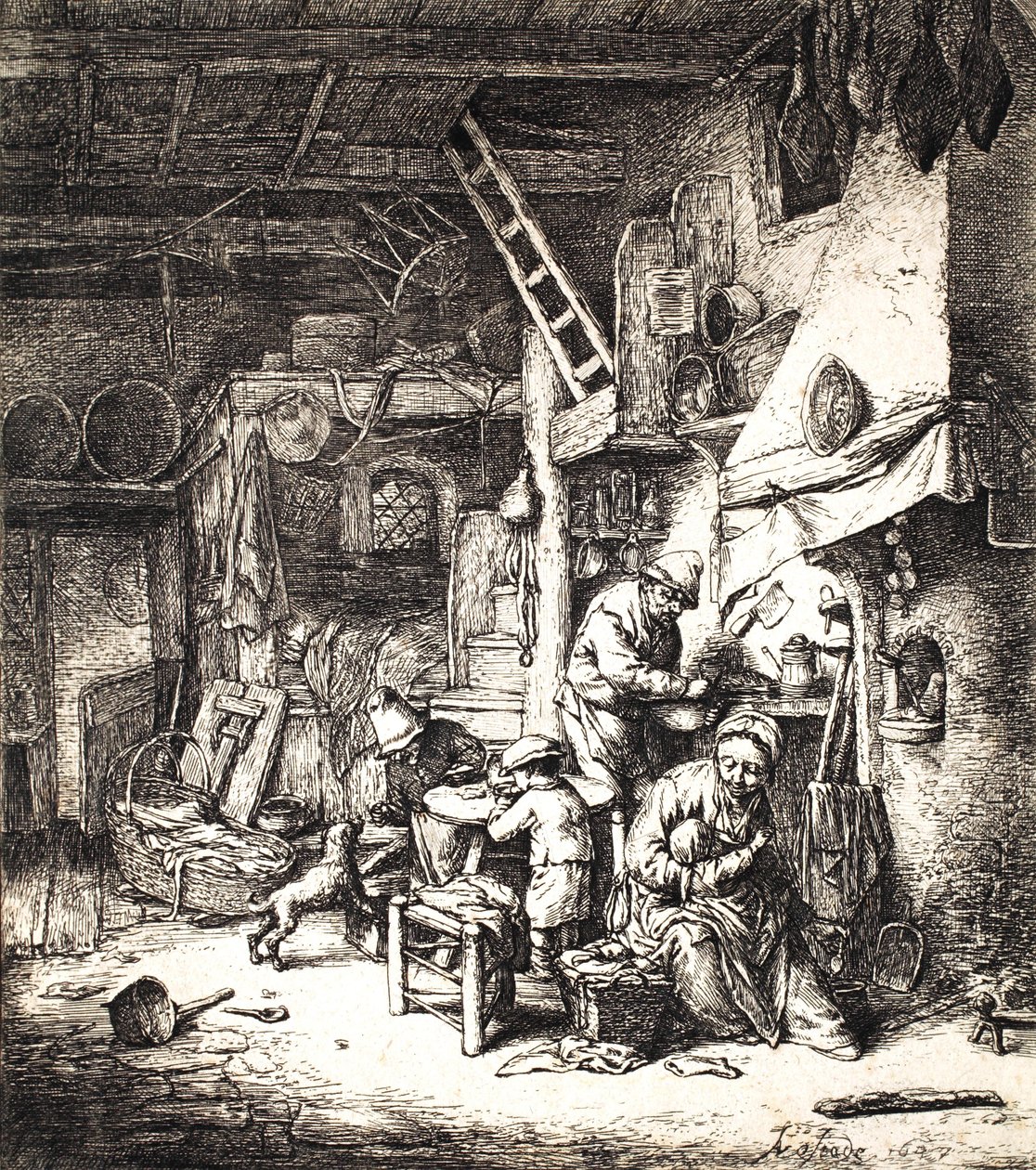 Bondefamiljen, 1647 av Adriaen Jansz. van Ostade