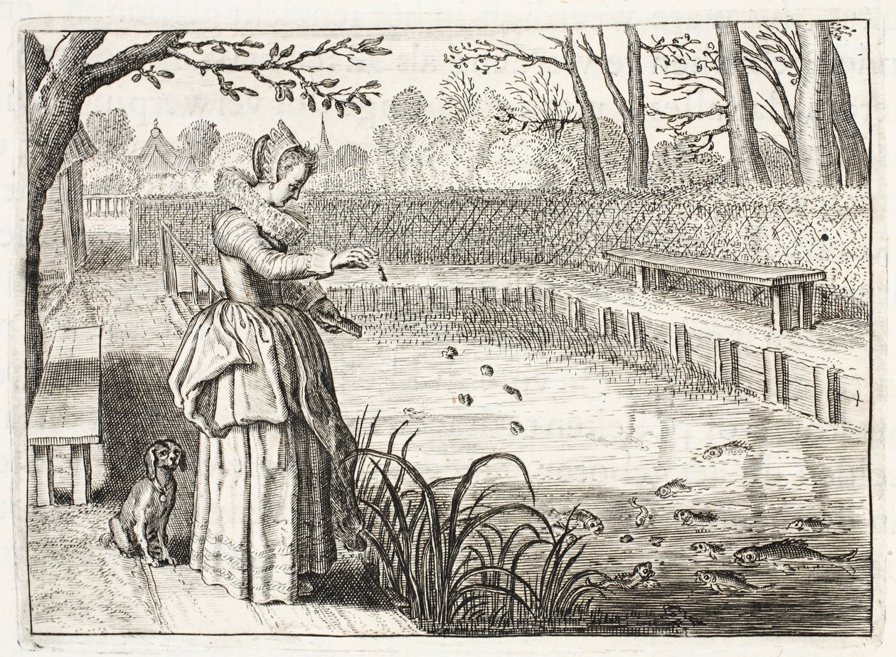 Matar fisken, illustration från 
