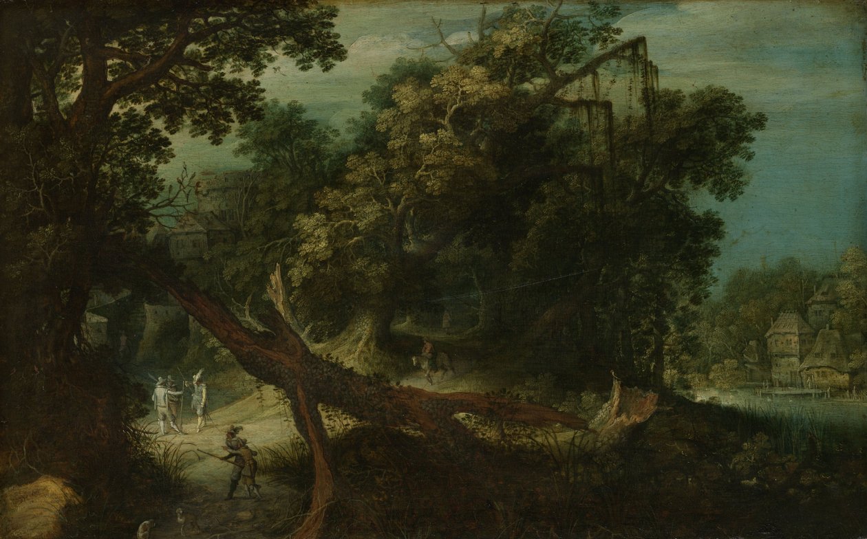 Mountainous Landscape av Adriaen van Stalbemt