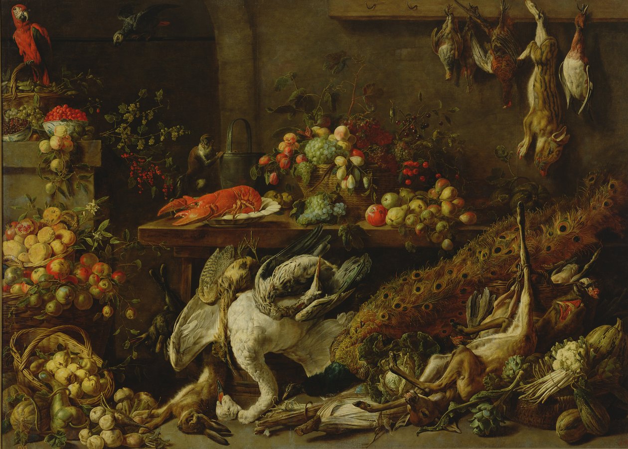 Ett skafferi, 1642 av Adriaen van Utrecht