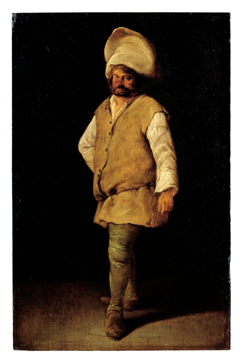 A Porter (olja på panel) av Adriaen Brouwer