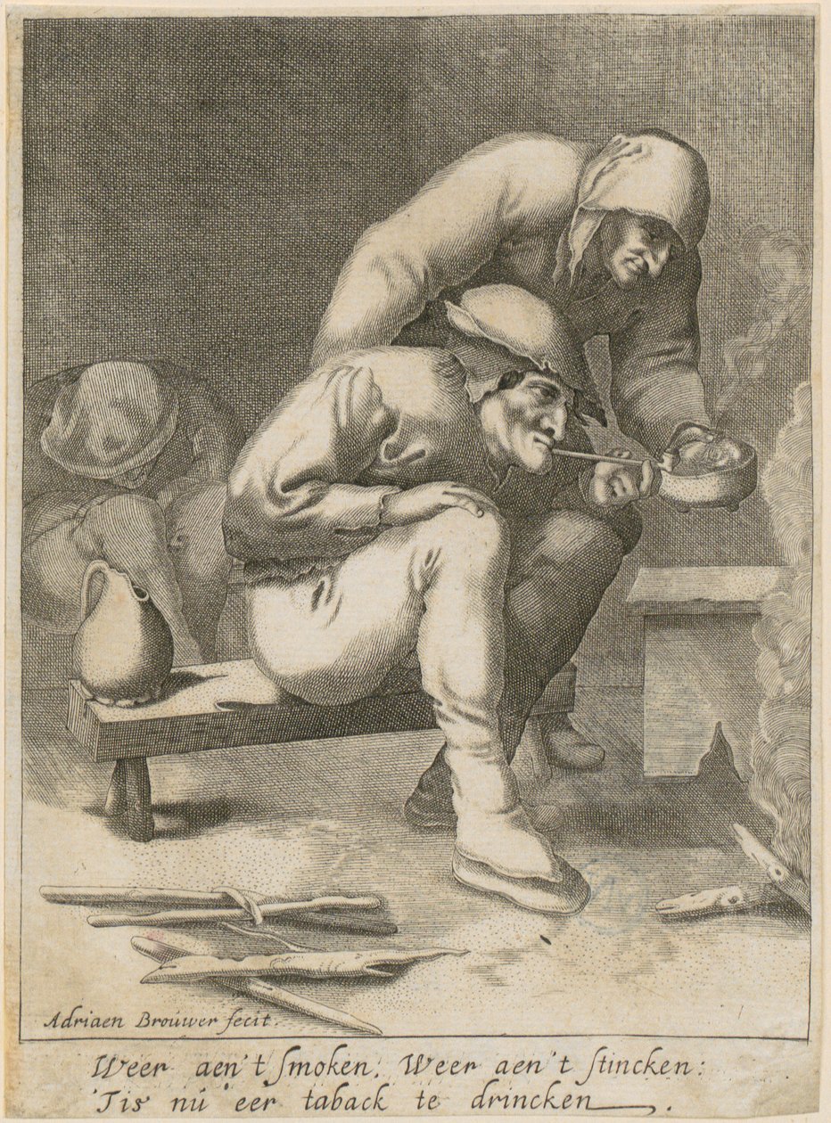 piprökare av Adriaen Brouwer