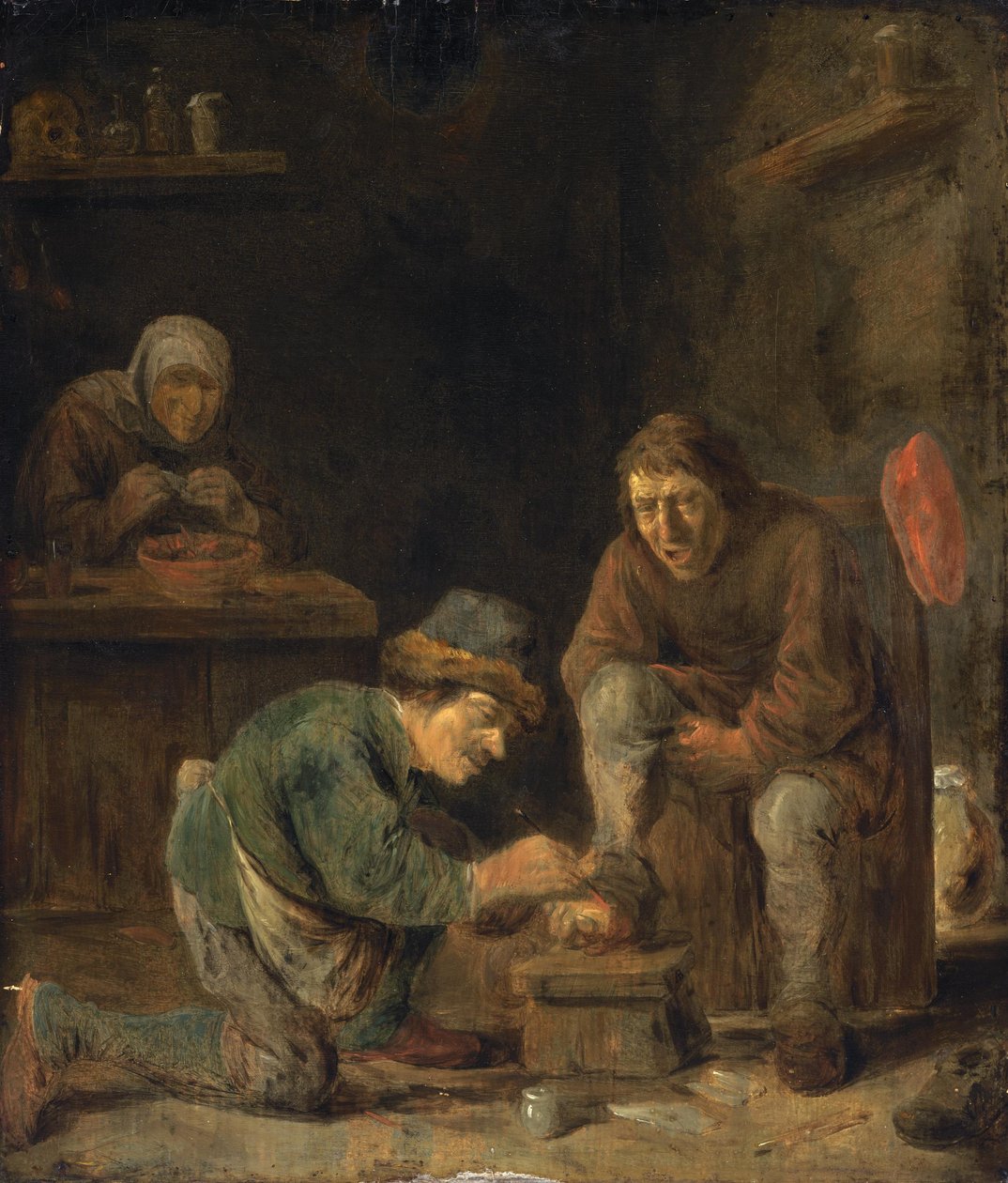 Fotdoktorn av Adriaen Brouwer