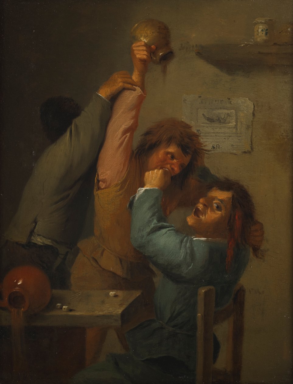dryckesscenen av Adriaen Brouwer