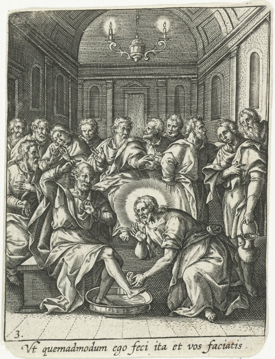 Fottvagning av Adriaen Collaert