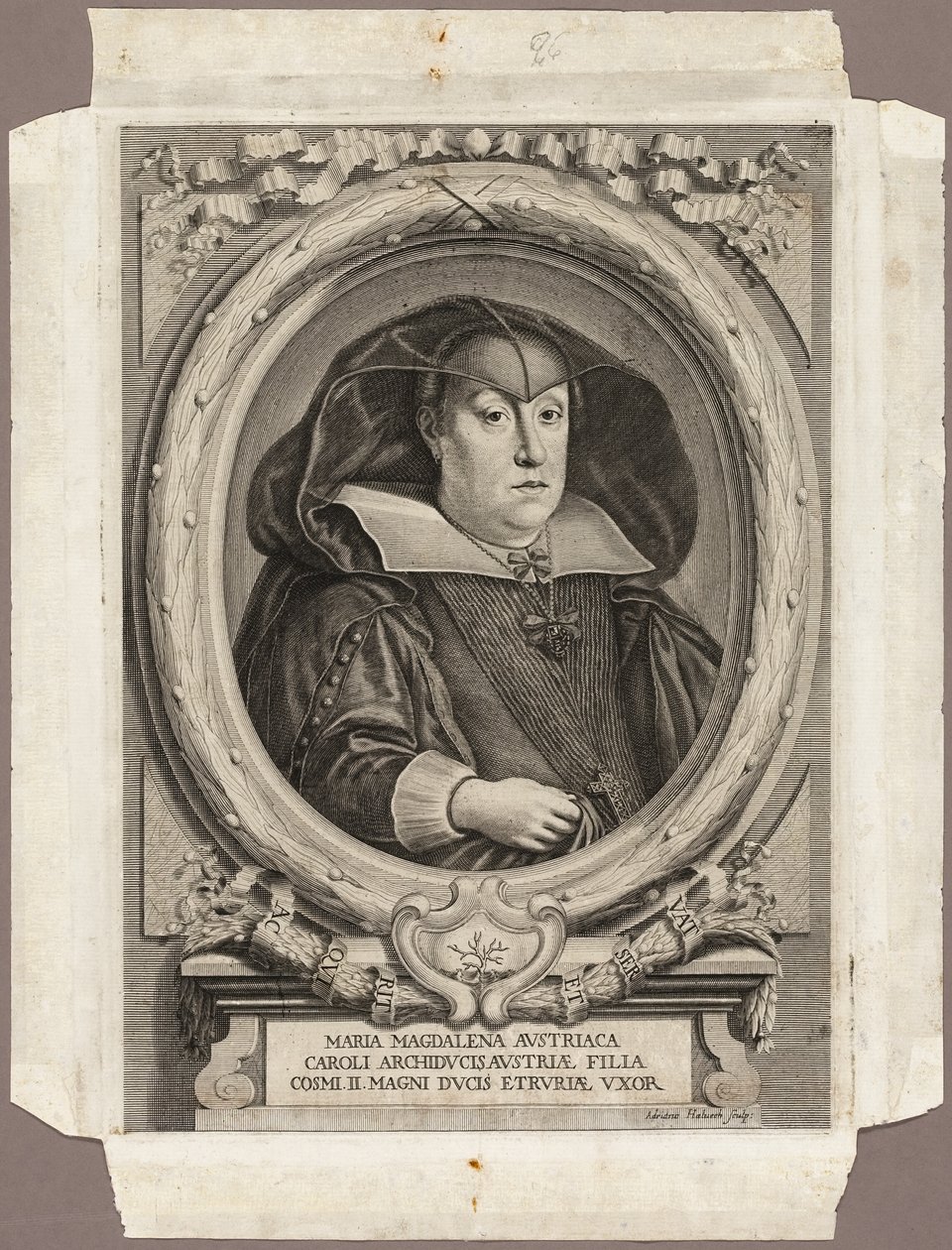 Maria Magdalena från Österrike av Adriaen Haelwegh