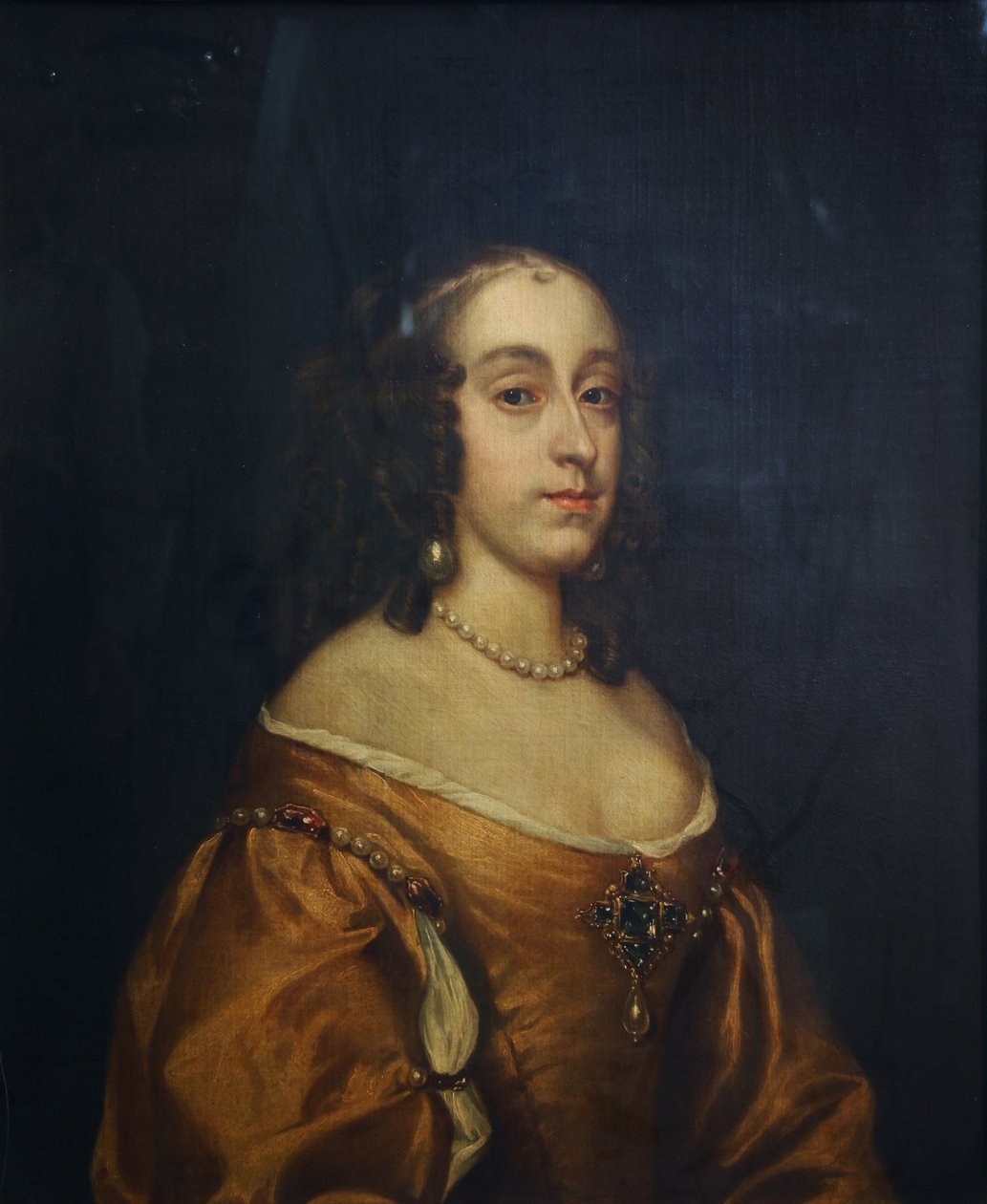 Mary, Princess Royal och Princess of Orange, ca 1656-60 (olja på duk) av Adriaen Hanneman