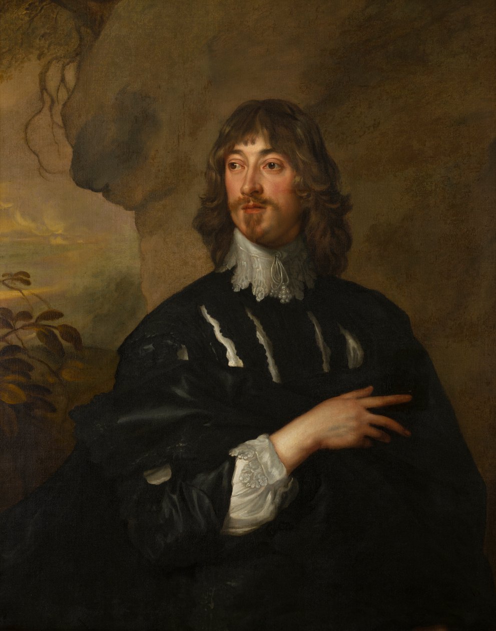 Porträtt av överste, senare Lord Goring. Earl of Norwich (1585-1663), ca 1605-63 (olja på duk) av Adriaen Hanneman
