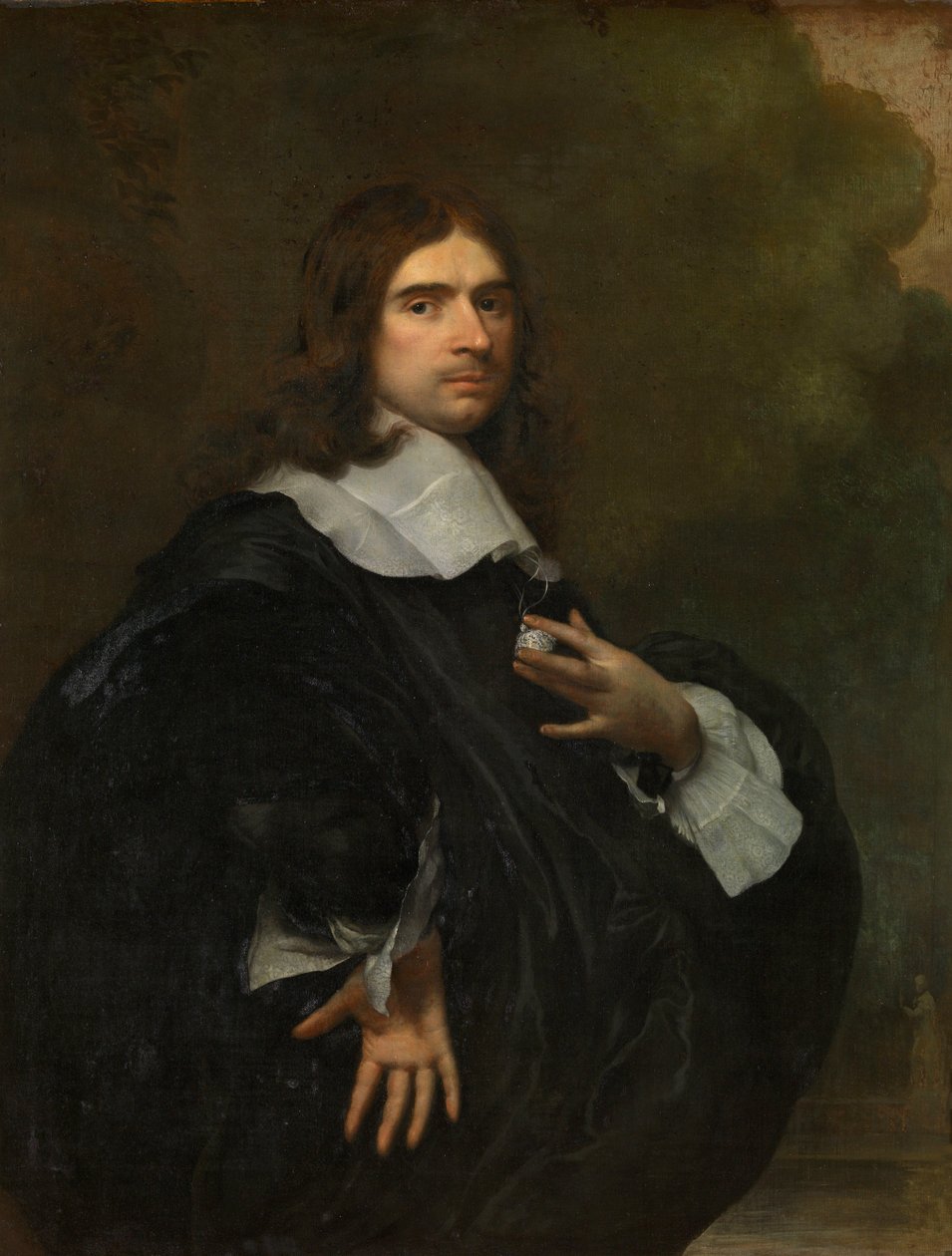 Porträtt av en man av Adriaen Hanneman