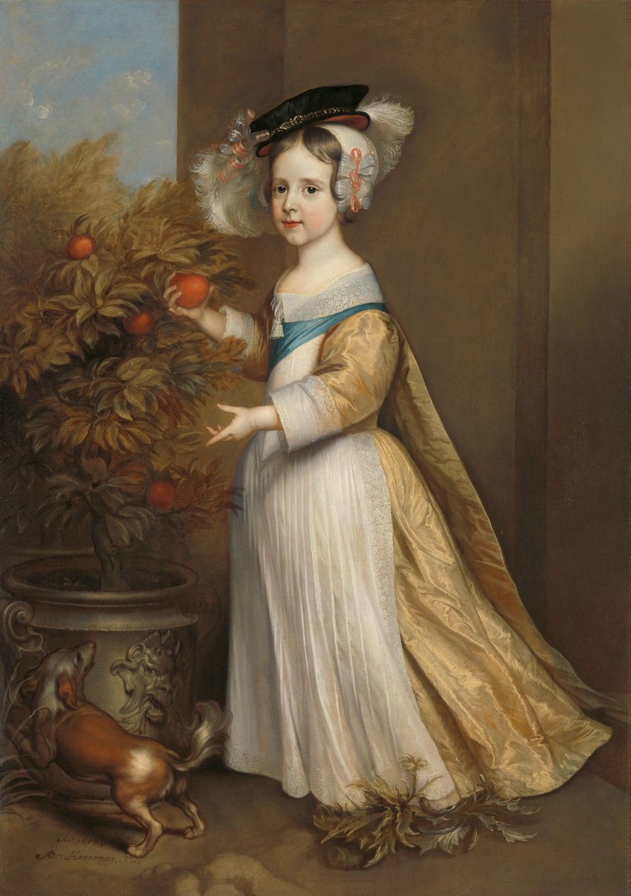 Vilhelm III (1650-1702), Prins av Orange, som barn av Adriaen Hanneman