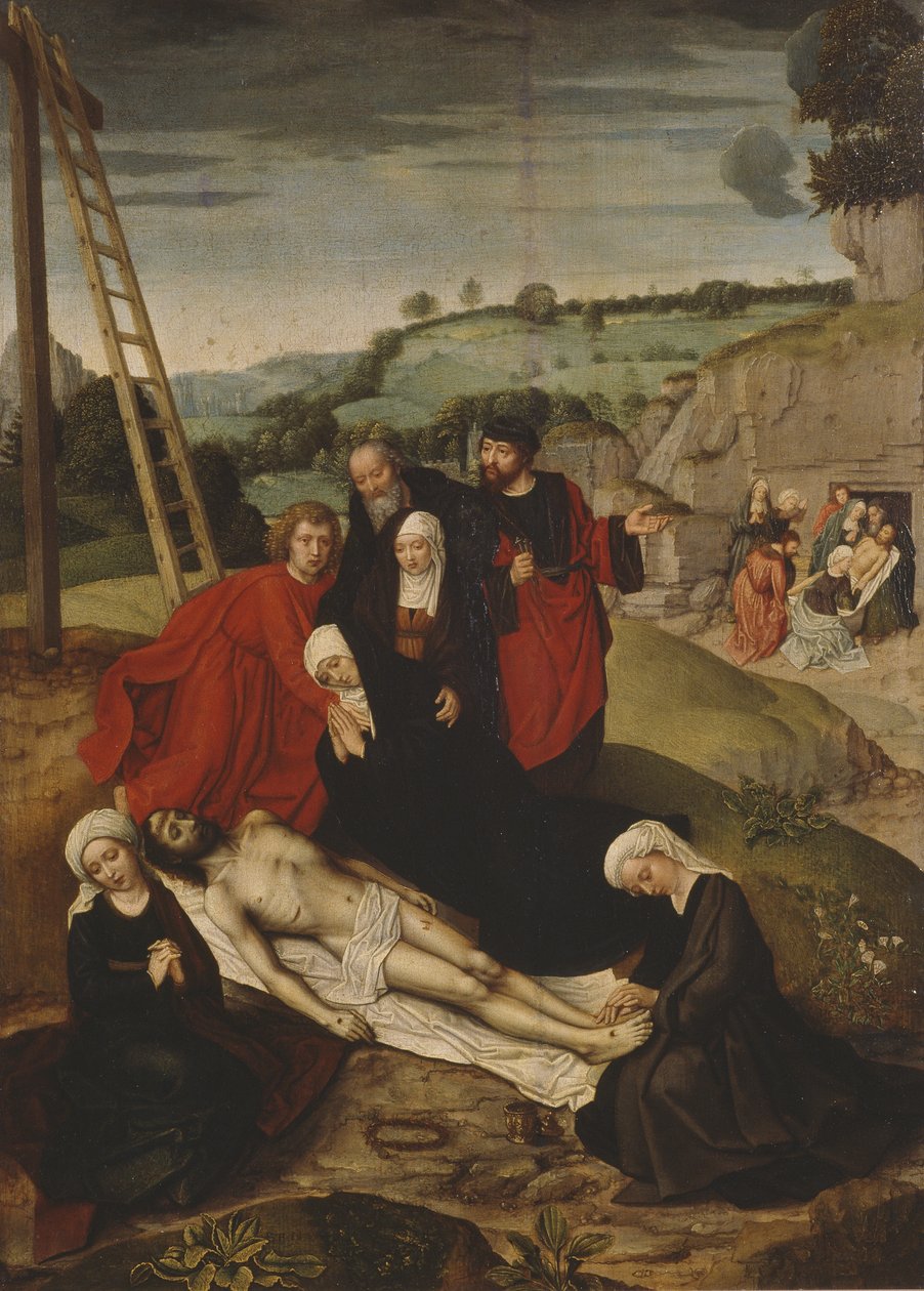 Klagosången över Kristus av Adriaen Isenbrandt or Isenbrant