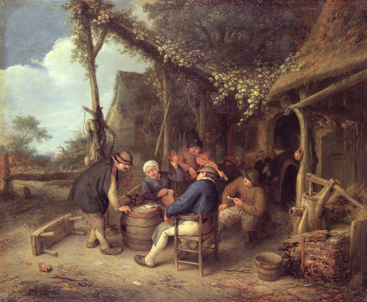After Work in the Country, 1659  av Adriaen Jansz. van Ostade