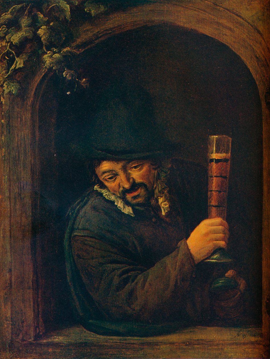 Bonde vid ett fönster, c1658 av Adriaen Jansz. van Ostade