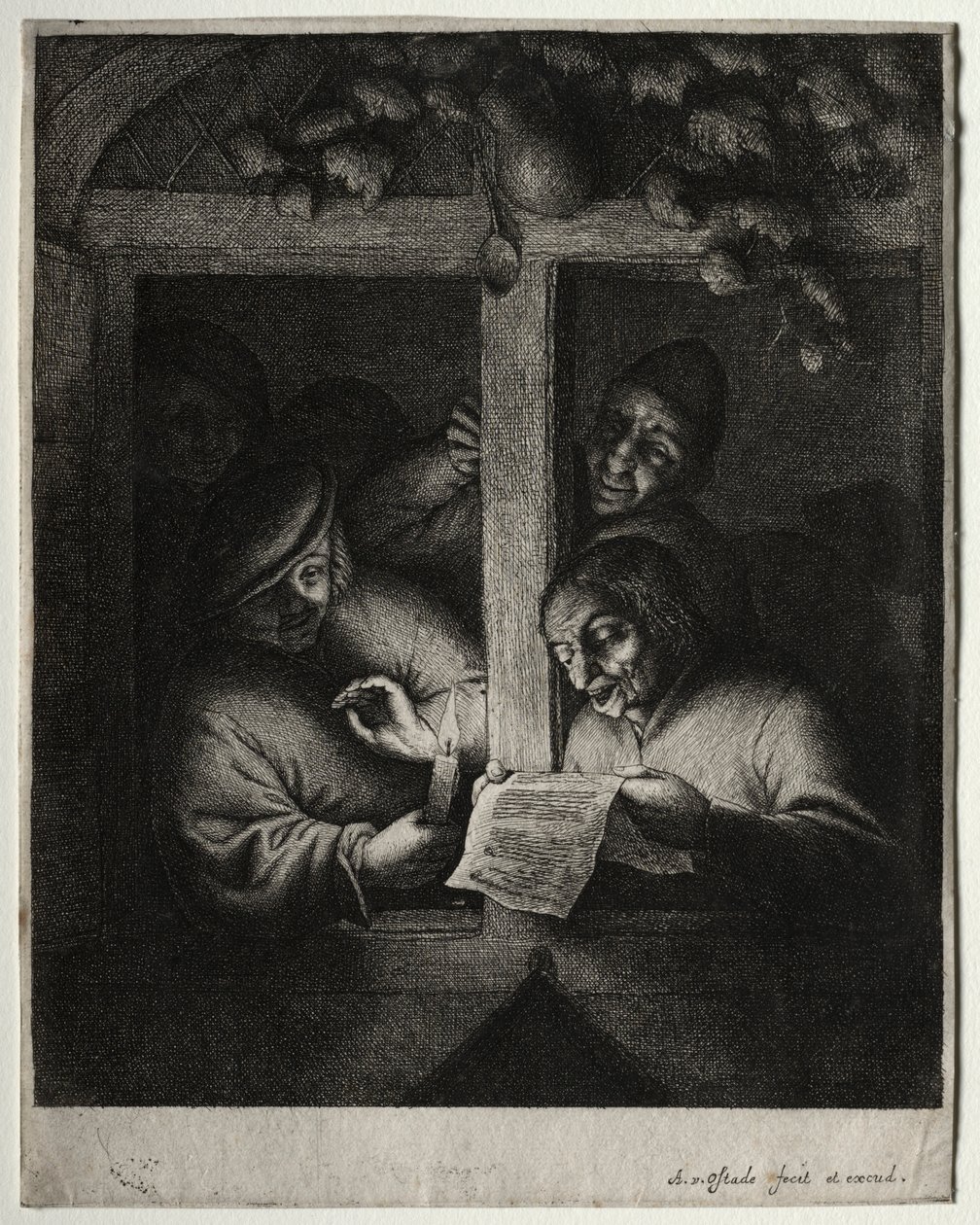Carol Singers. av Adriaen Jansz. van Ostade