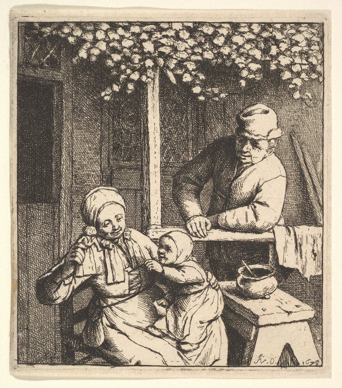 Dockan, 1610-85. av Adriaen Jansz. van Ostade