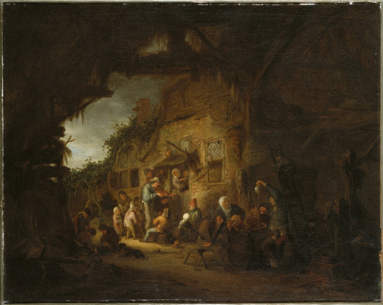 Den gamle spelmannen, 1641 av Adriaen Jansz. van Ostade