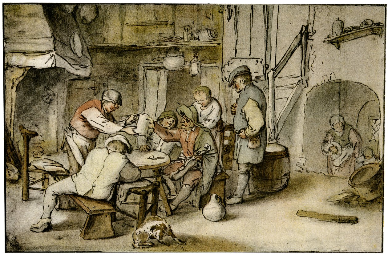 Musikern av Adriaen Jansz. van Ostade