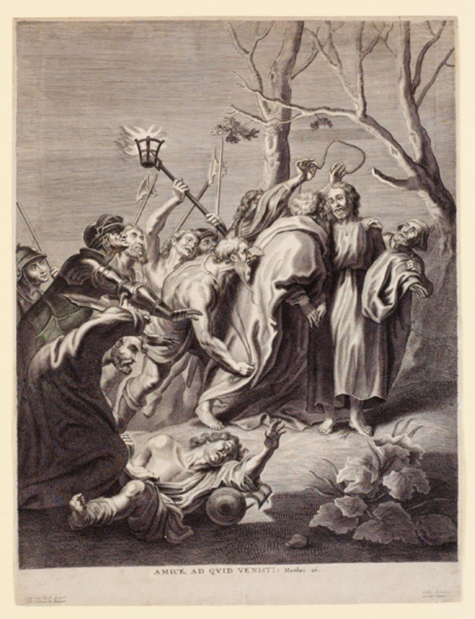 Bild från Jesu liv. Amice, som quid venesti av Adriaen Lommelin