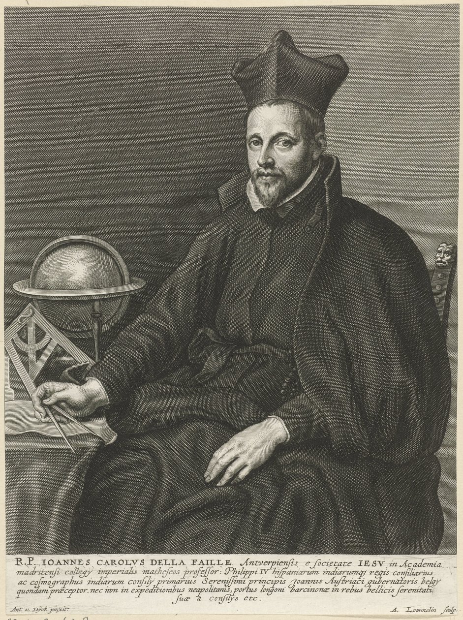 Porträtt av Johannes Carolus de la Faille av Adriaen Lommelin